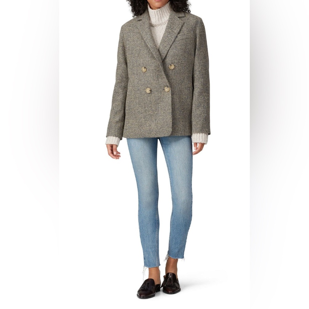 Vince Pebble Texture Wool Blazer